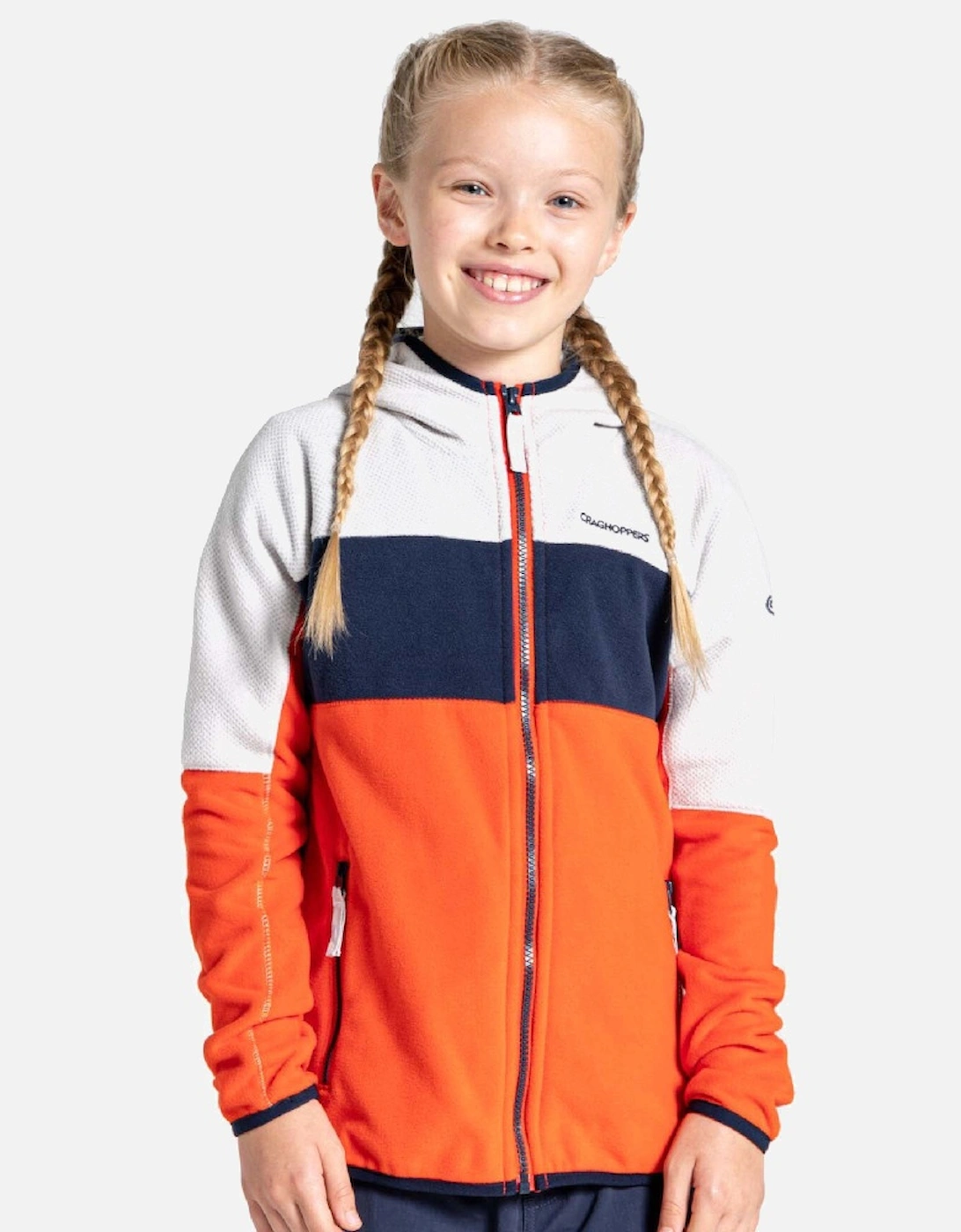 Boys Linden Hooded Micro Fleece Jacket, 4 of 3