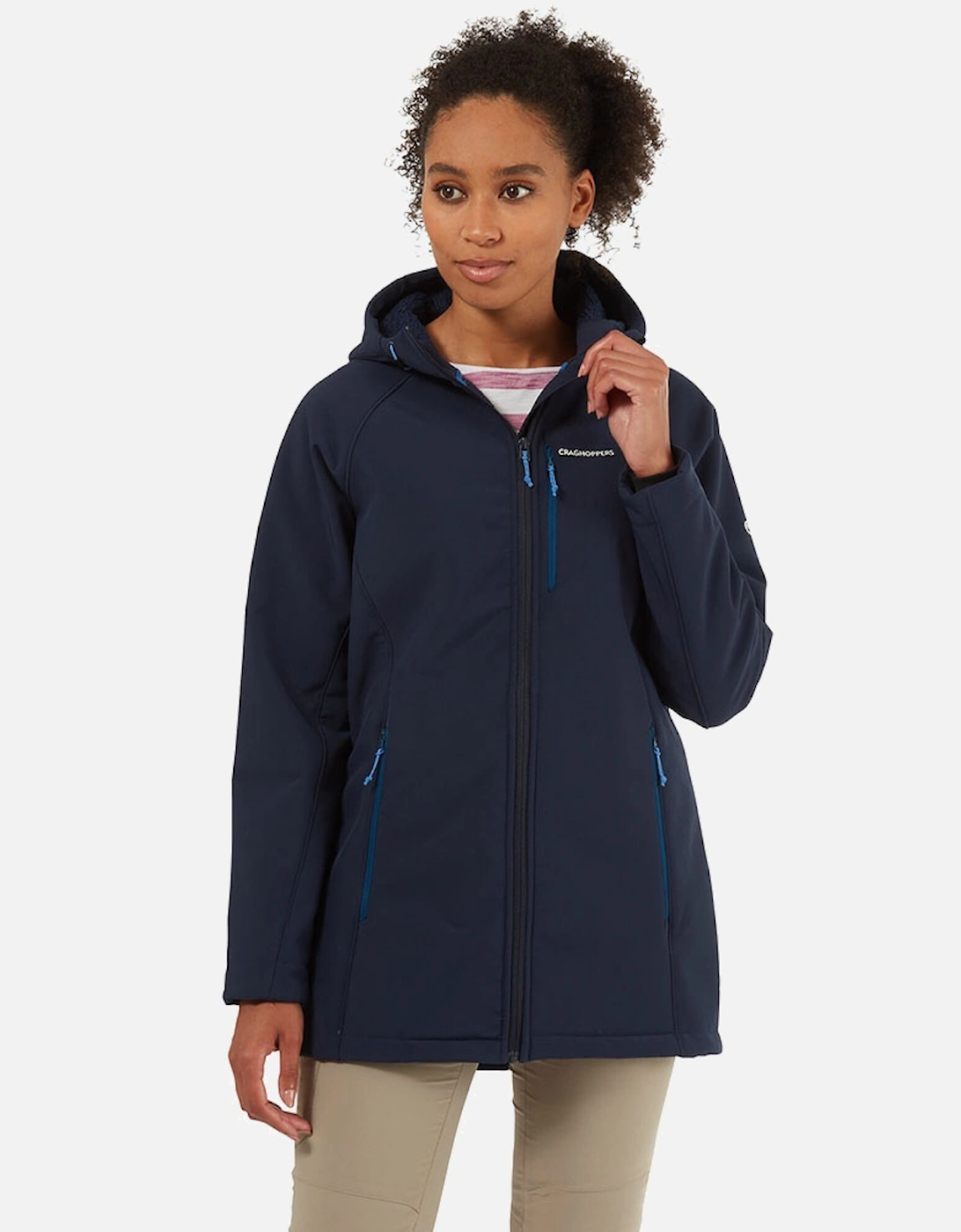 Womens Ara Softshell Showerproof Jacket, 8 of 7