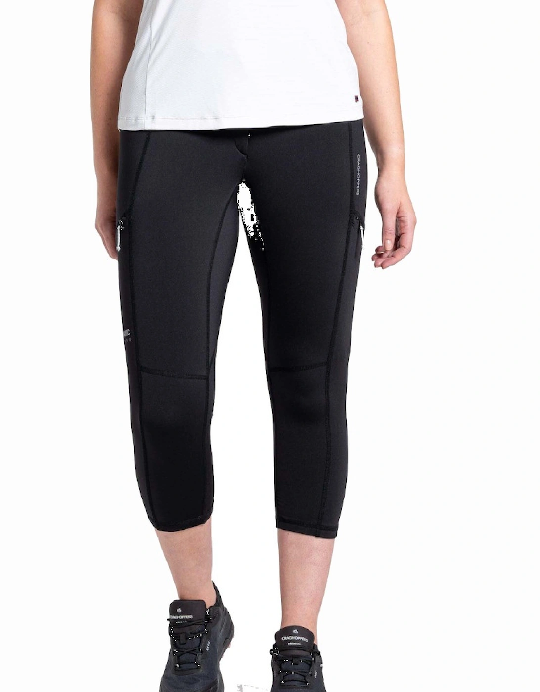 Womens Dynamic Cropped Fit Walking Trousers, 4 of 3