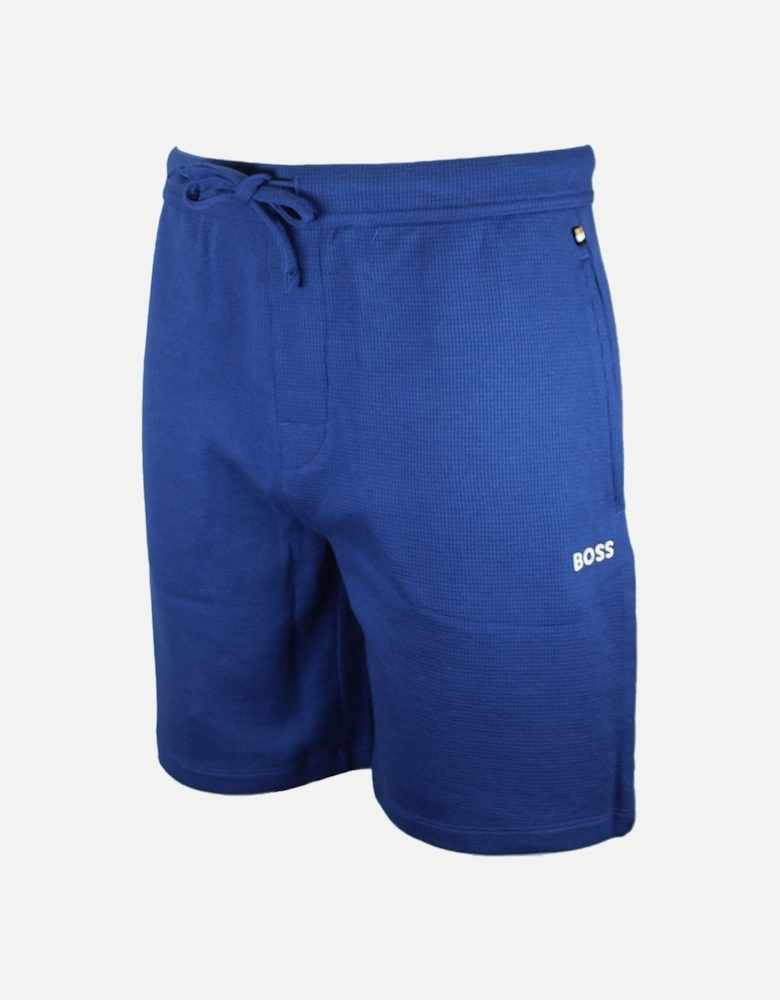 Cotton-Blend Lounge Shorts, Blue
