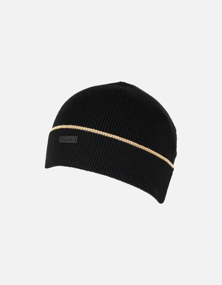 Enzo Scarf and Beanie Gift Set, Black