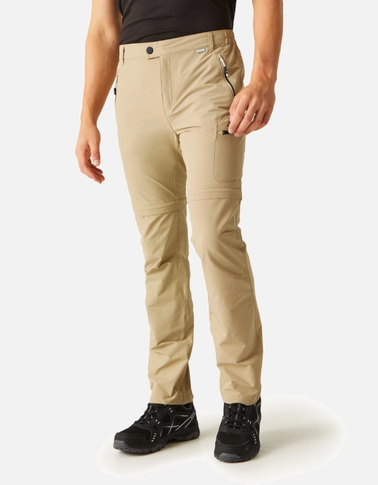 Mens Highton Zip Off Polyamide Walking Trouser Short