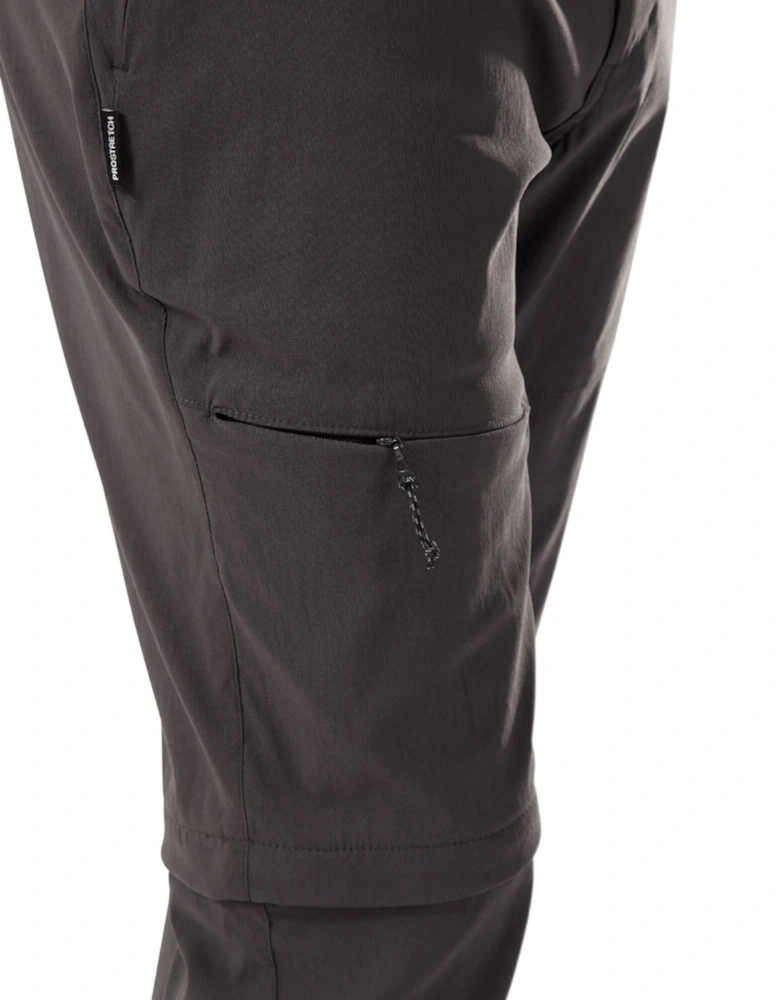 Mens Kiwi Pro II Convertible Walking Trousers