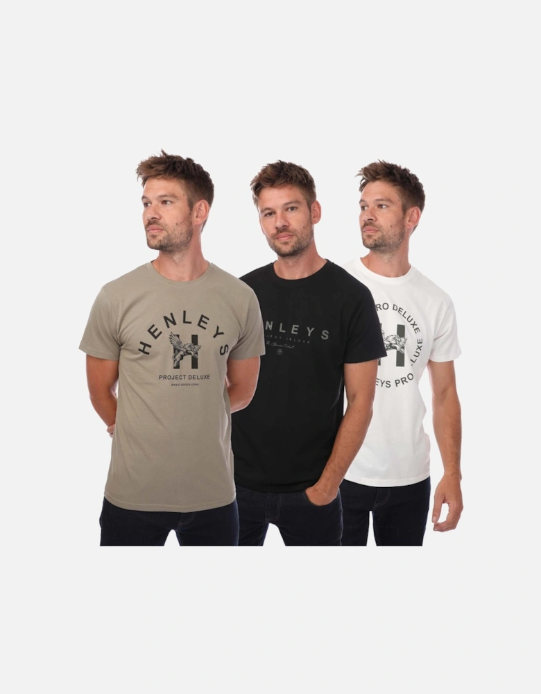 Mens Hentree 3 Pack T-Shirt