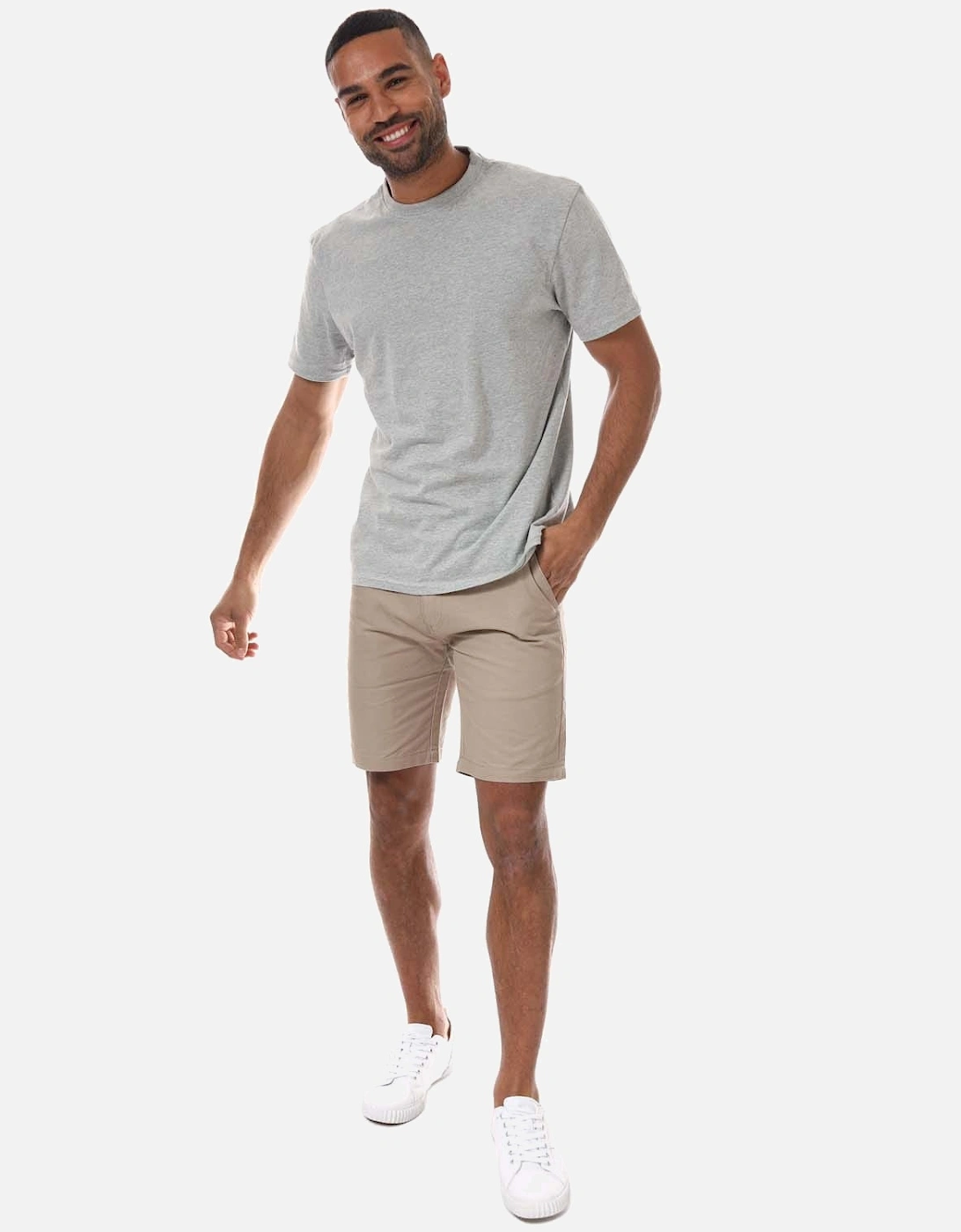 Mens Dillenger Cotton Twill Chino Shorts