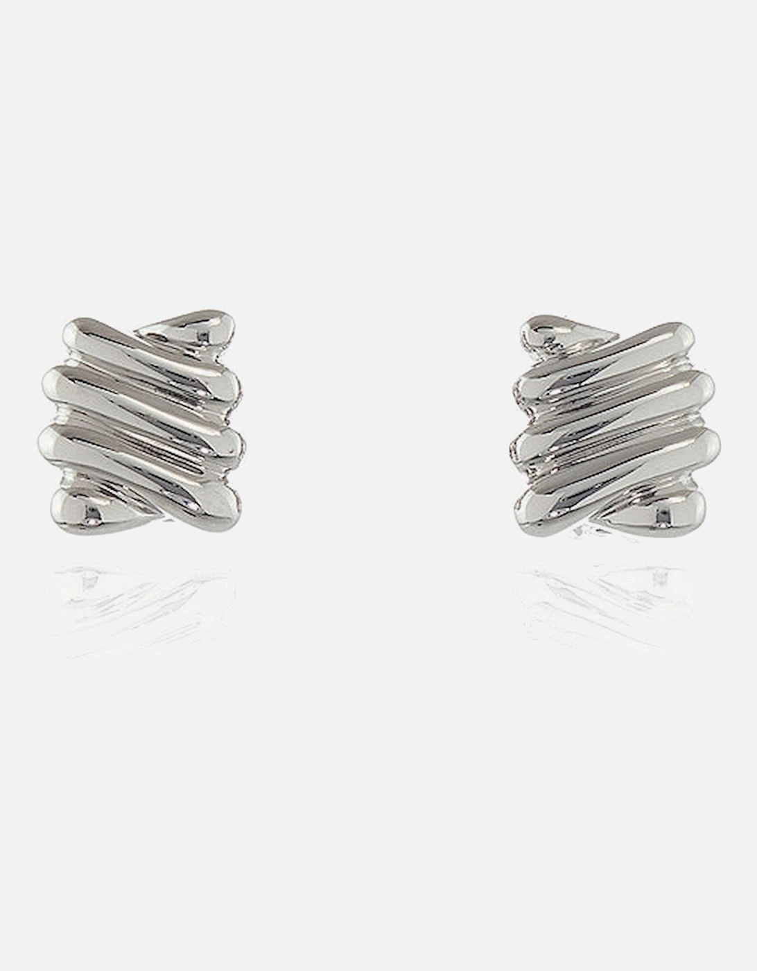 Safara Silver Clip On Earrings