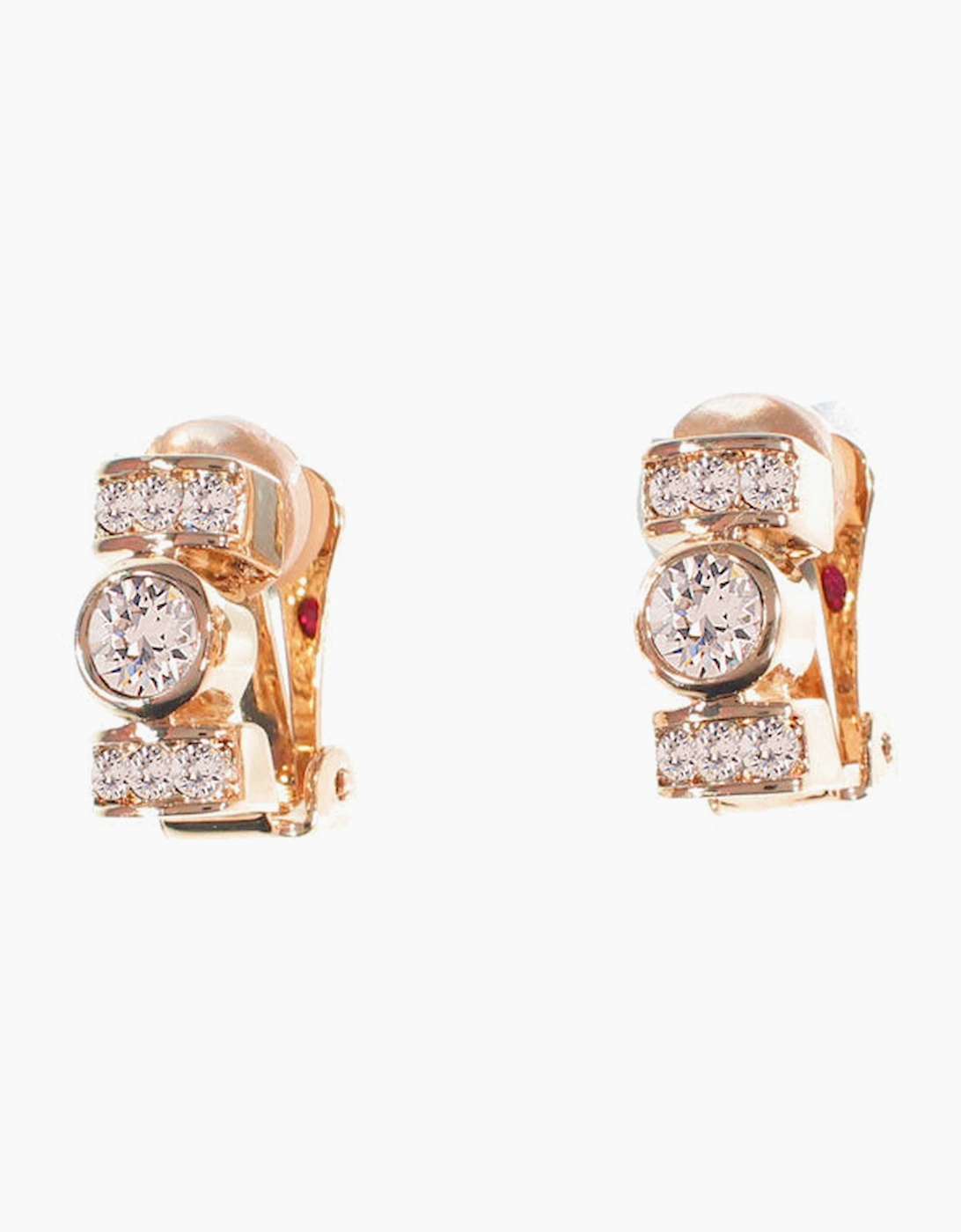 Cachet London Women's Gold Terri Rose Clip On Earrings Small