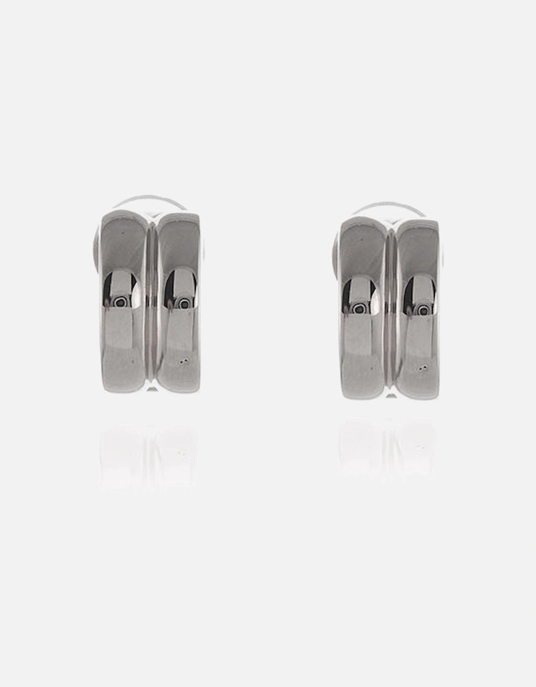 Suzy Polished Silver Clip On Earrings