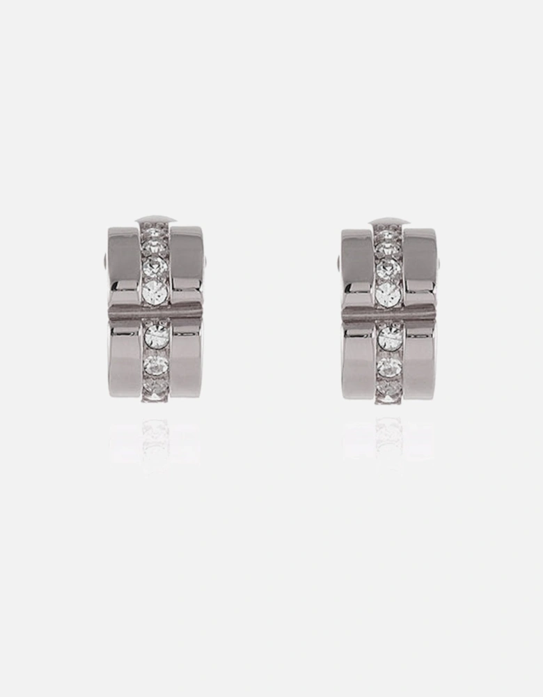 Matice Silver Clip On Earrings