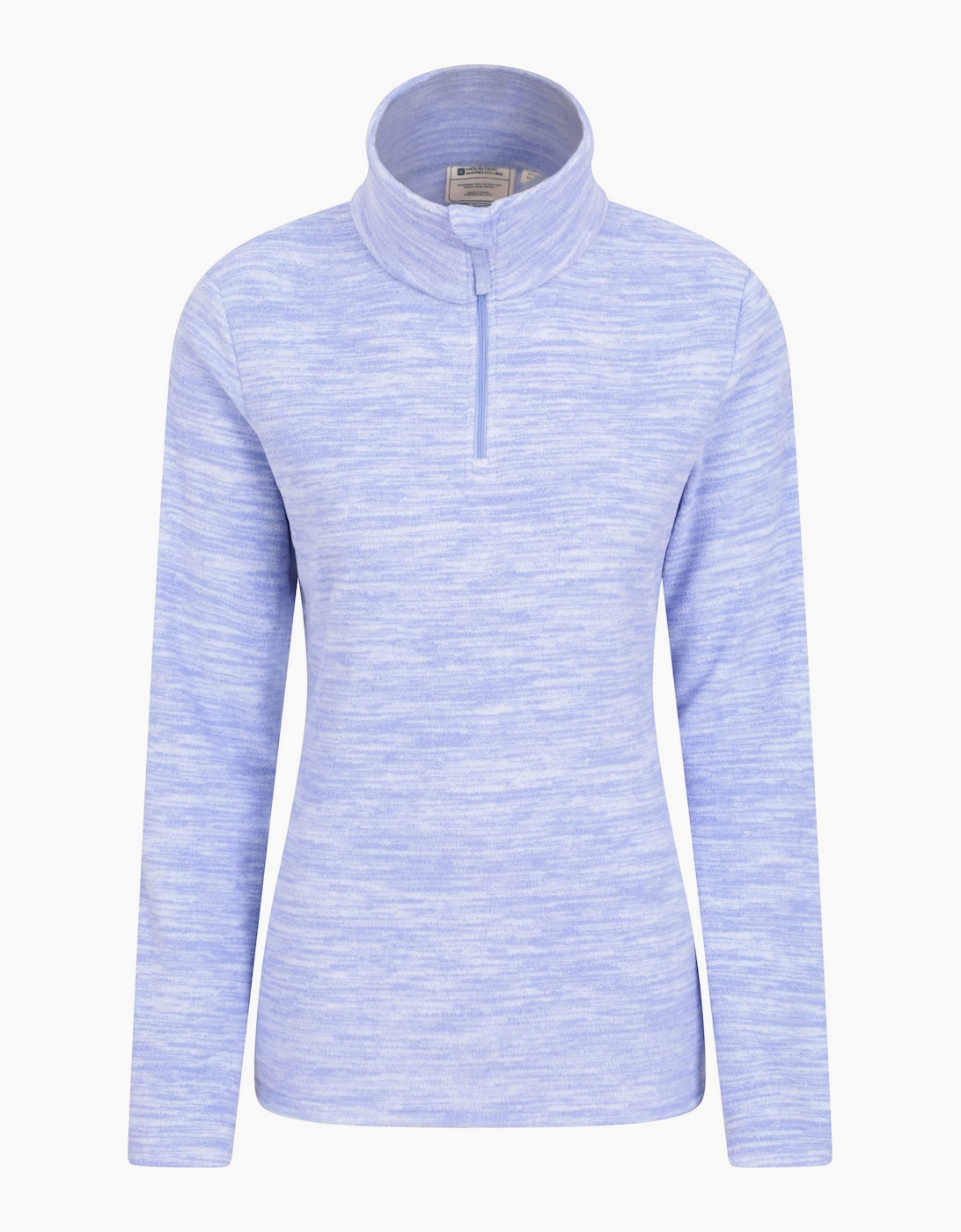 Mountain Warehouse Women's Purple / Snowdon Melange Fleece Top - : 22 Size 22 Uk