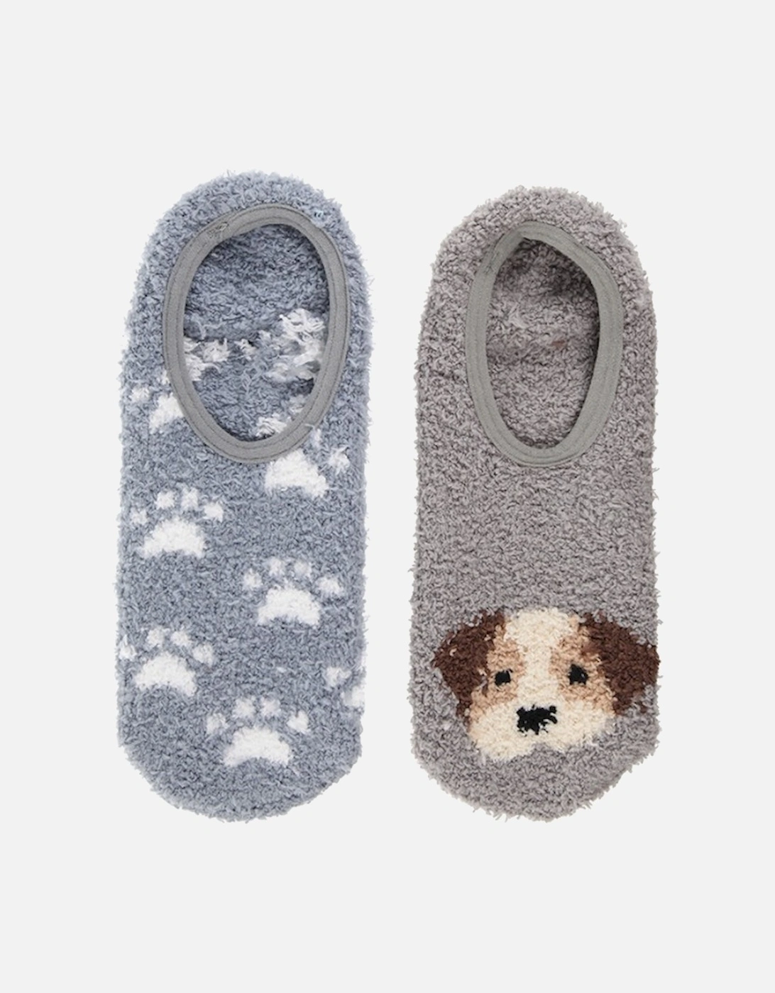 Wildfeet 2 Pack Fluffy Peds Dog & Paw Prints