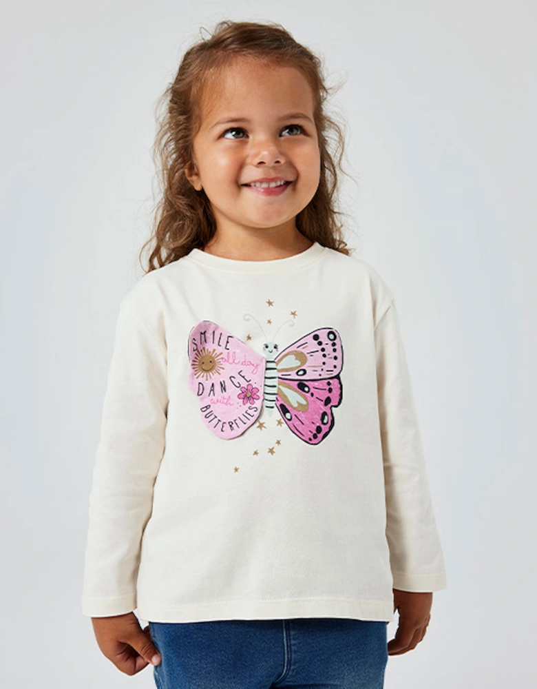 Mini NY Delig Long Sleeve Top Jet Stream