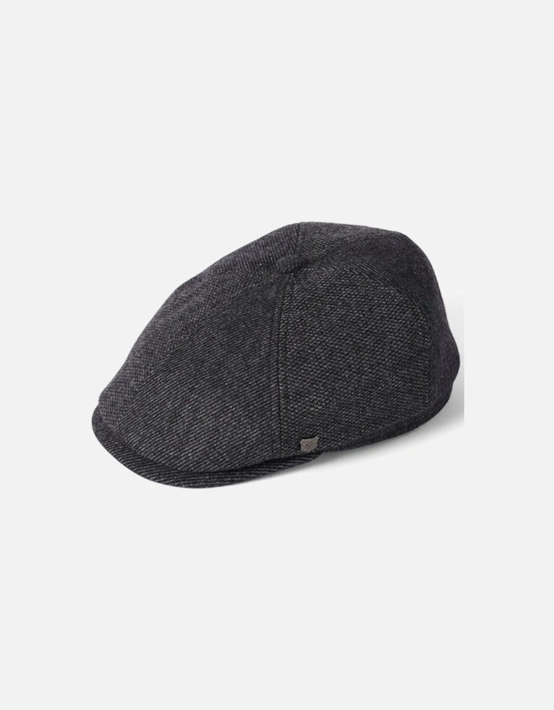 Hudson Flat Cap Mix Charcoal