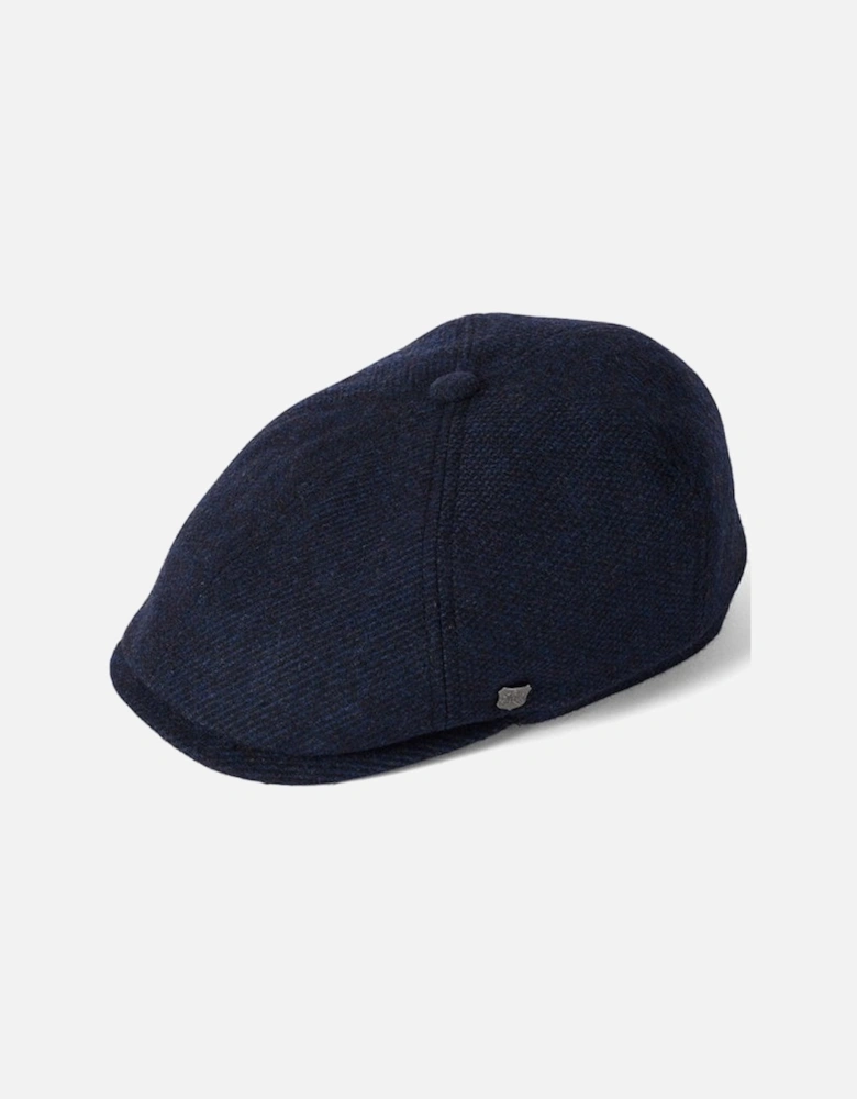 Hudson Flat Cap Mix Blue