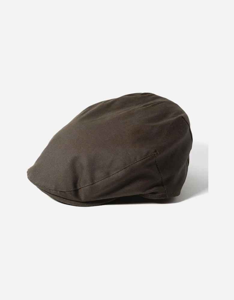 Wax Flat Cap Olive