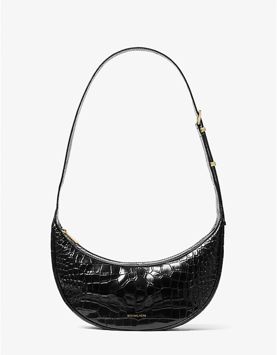 Avra Medium Crocodile Embossed Leather Crossbody Bag, 4 of 3