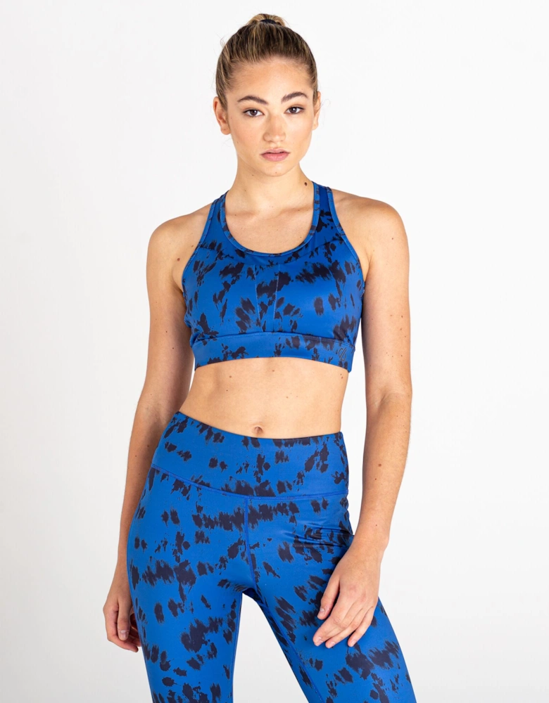 Womens/Ladies Mantra Tie Dye Recycled Sports Bra