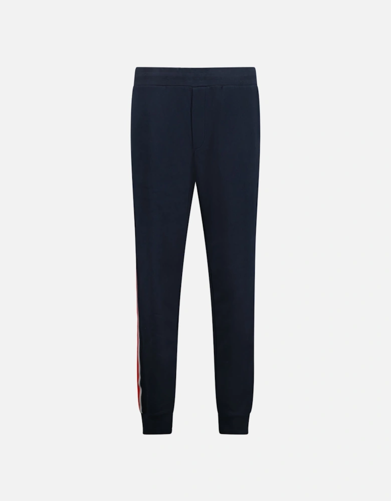 Logo Jogger Sweatpants Stripe Navy