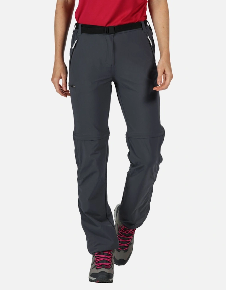 Womens Xert Zip Off III Stretchy Walking Trousers