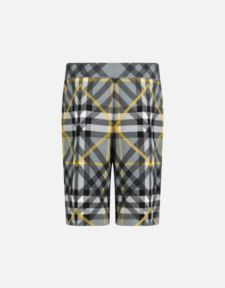 'Tilton' Cotton Shorts Yellow & Grey