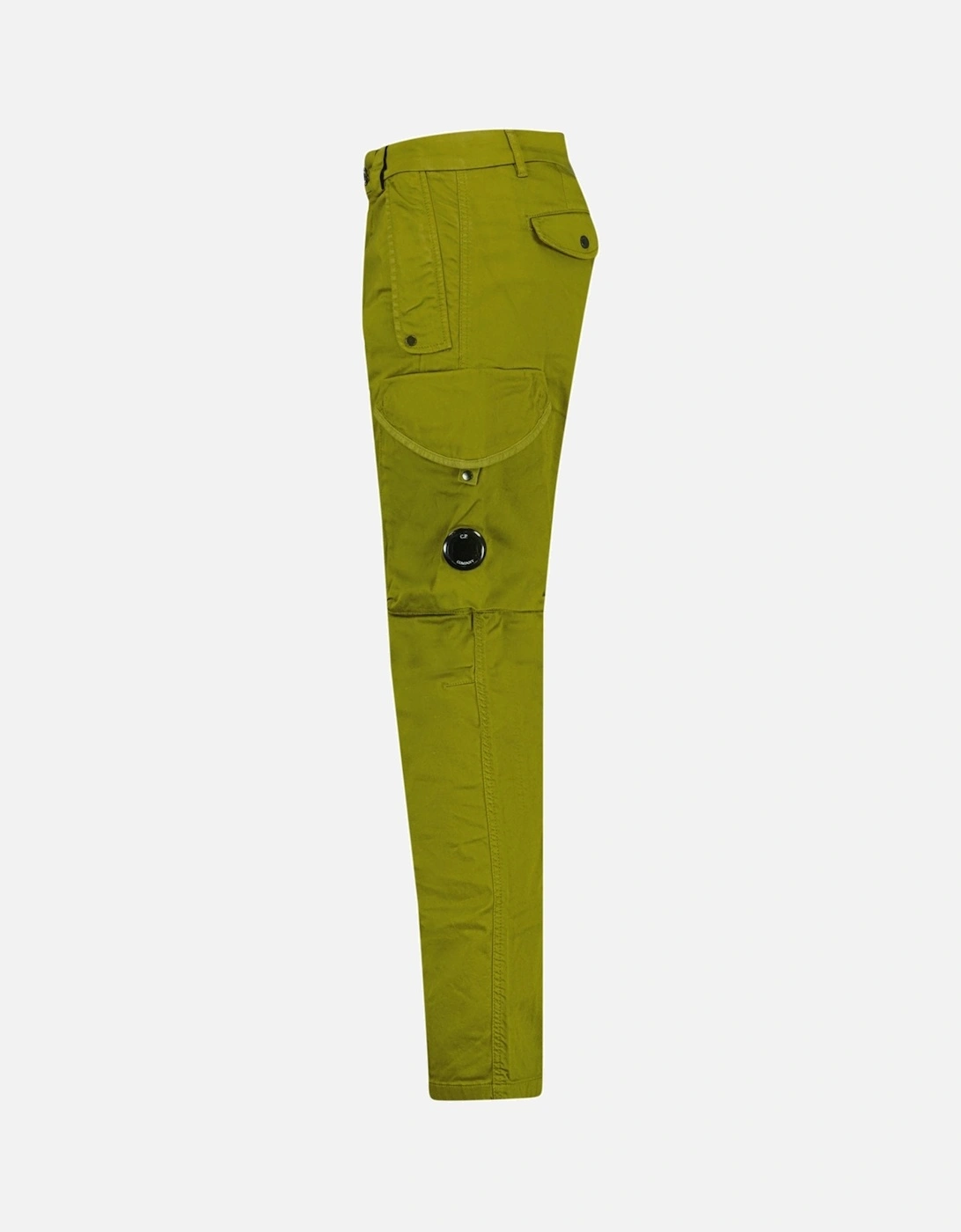 Sateen Stretch Cargo Pants Green