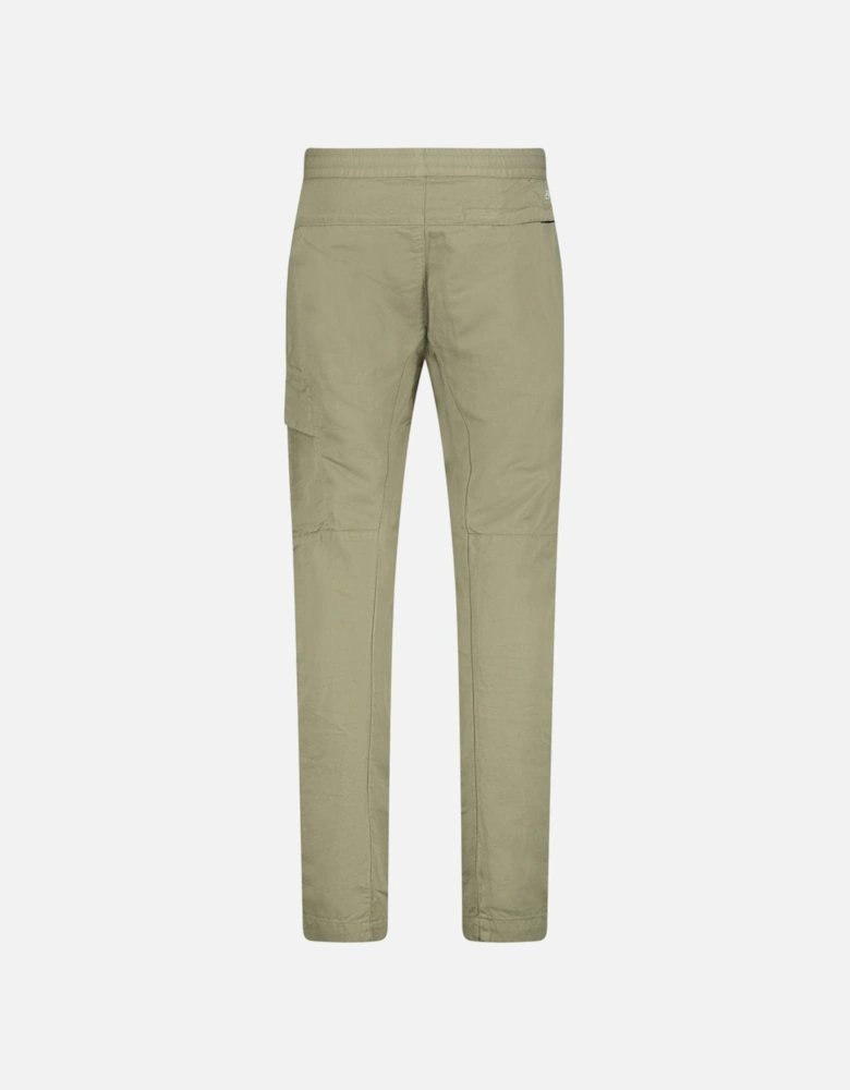 Lens Stretch Cotton Cargo Pants Beige