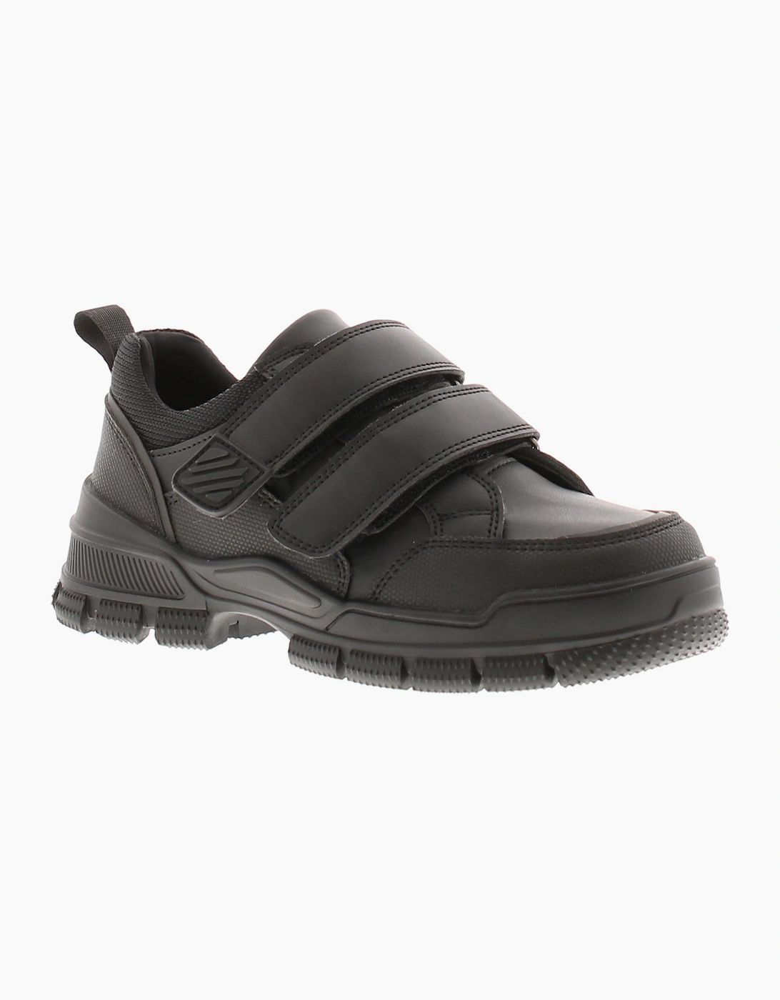 Boy's Rockstorm Older Boys School Shoes Otto black UK Size - Size: 1