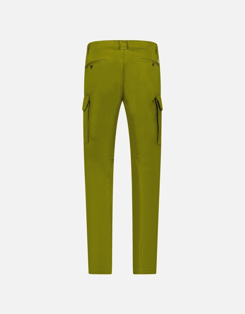 Stretch Sateen Cargo Pants Green