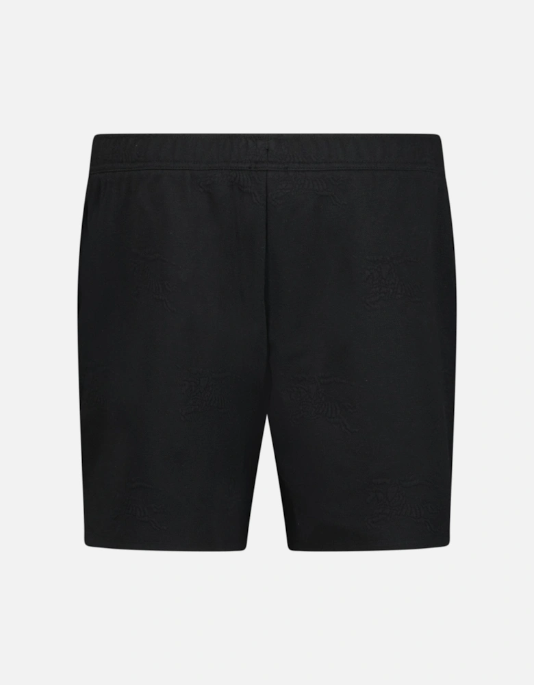 Ekd Jacquard Cotton Shorts Black