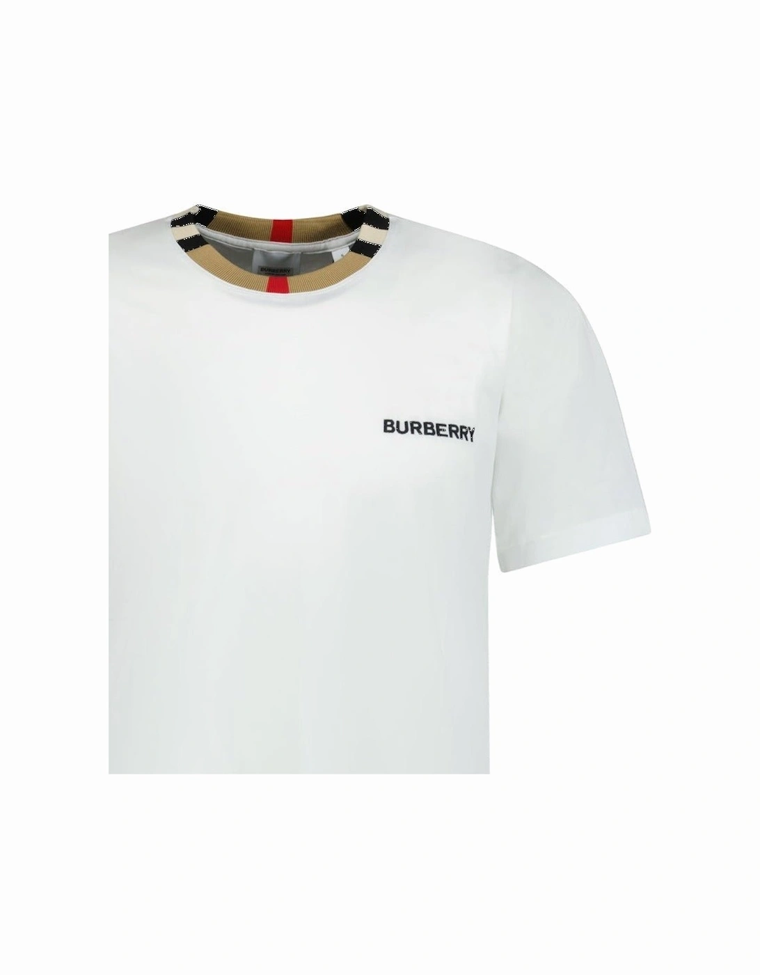 'Jayson' Check T-Shirt White