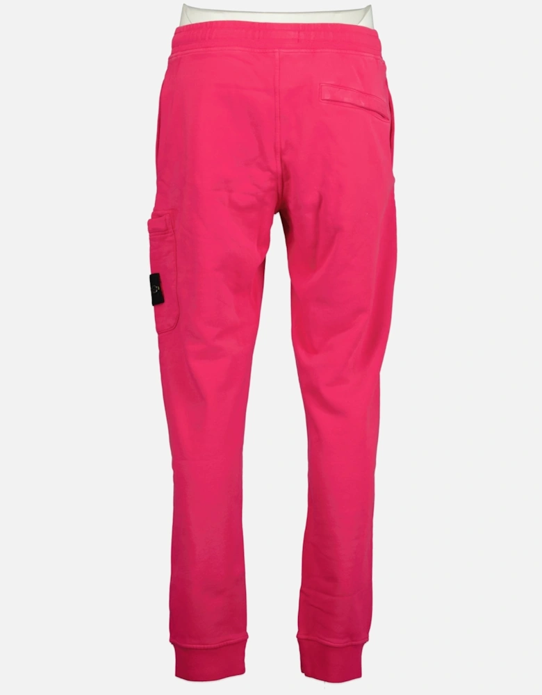 Badge Cotton Sweatpants Pink