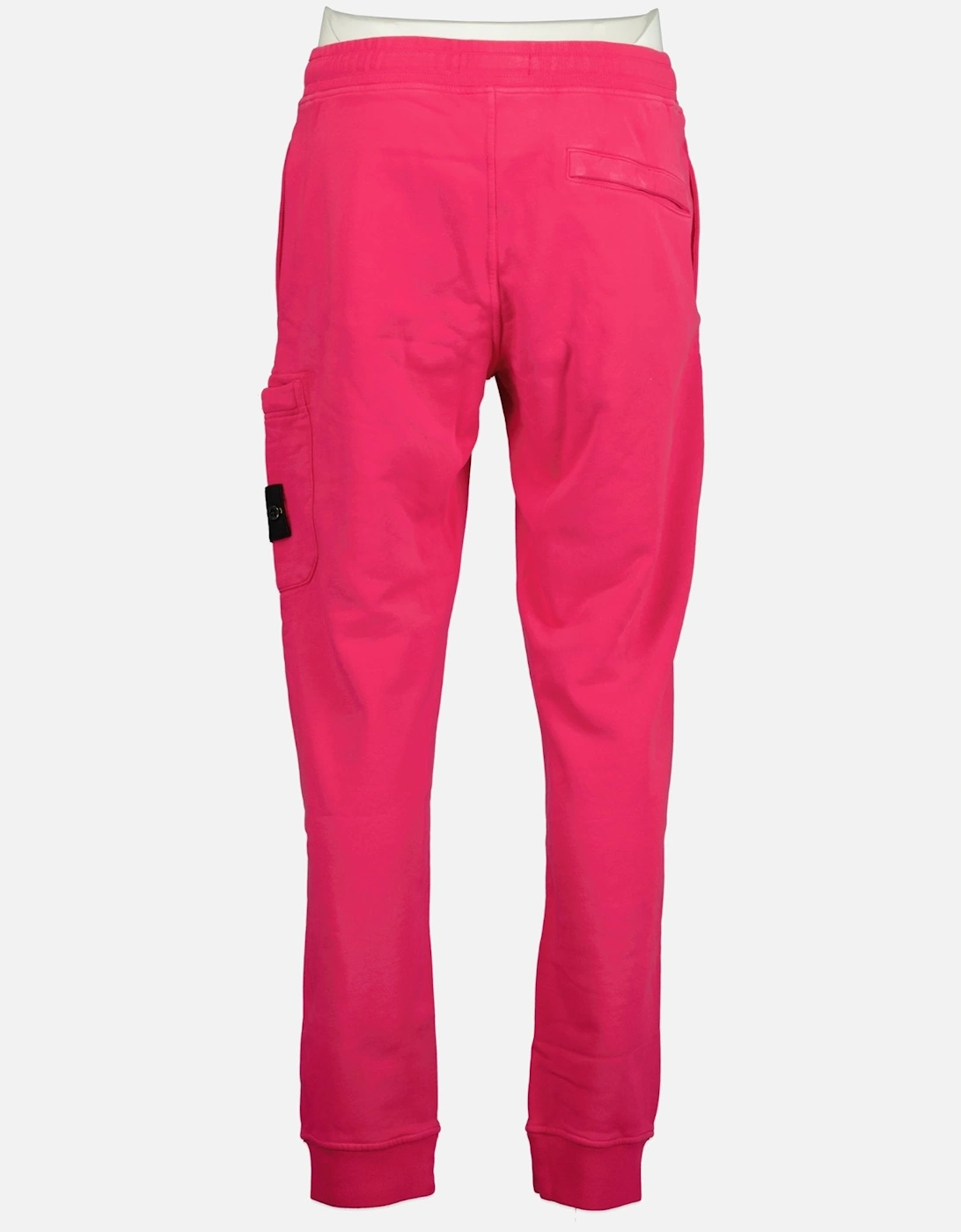 Badge Cotton Sweatpants Pink