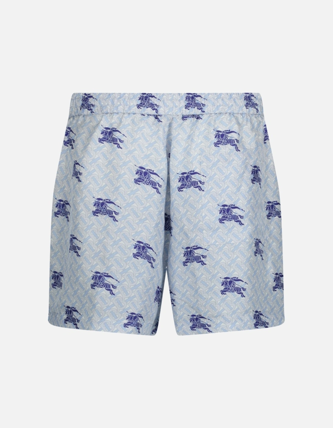 'Brandon' Silk Shorts Blue