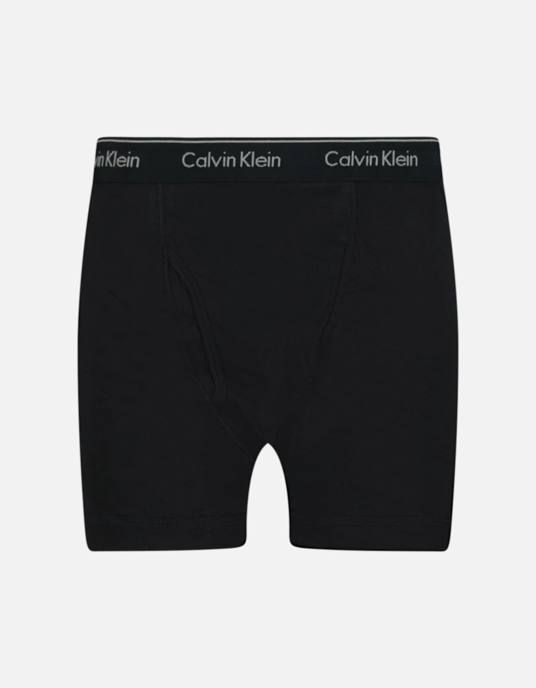 Stencil Logo Cotton Stretch Boxers Black (3 Pack)