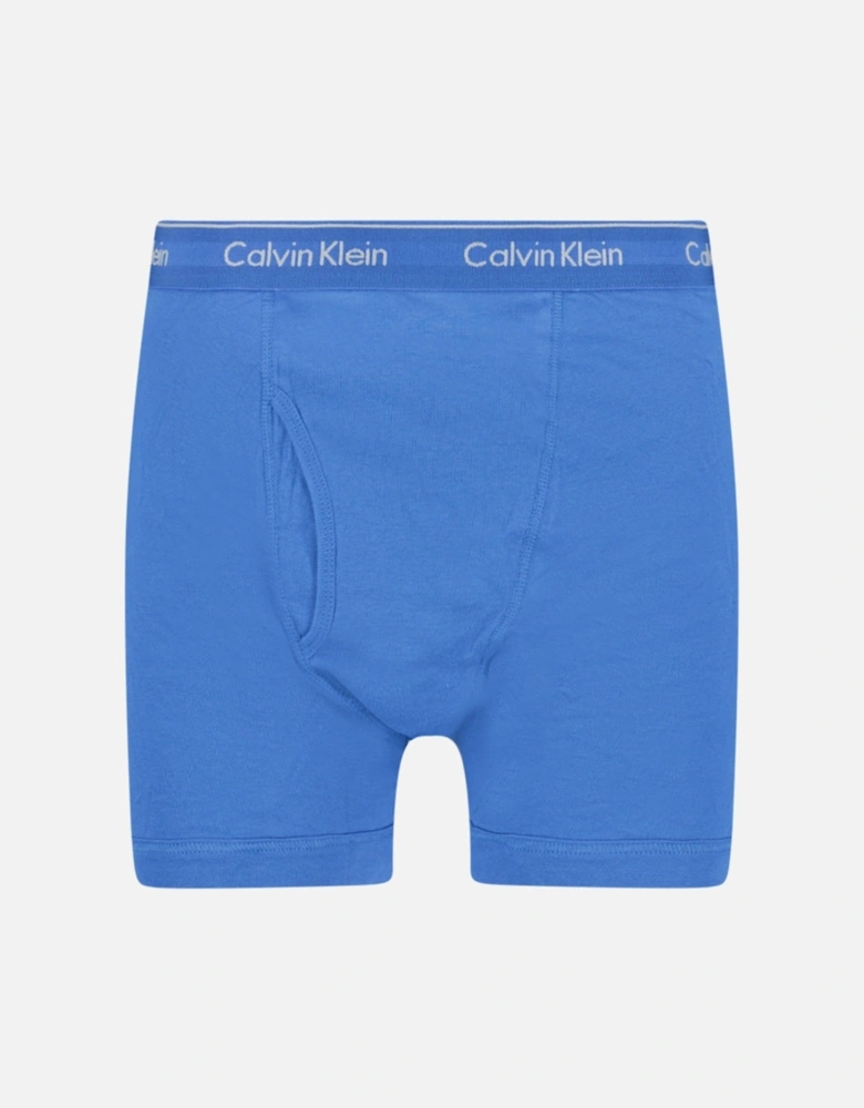 Stencil Logo Cotton Stretch Boxers Blue, Baby Blue & Navy (3 Pack)