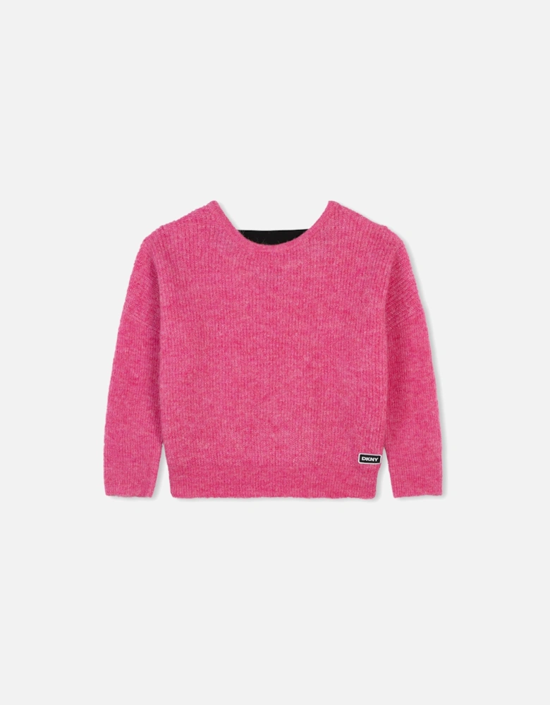 PINK PULLOVER D60240