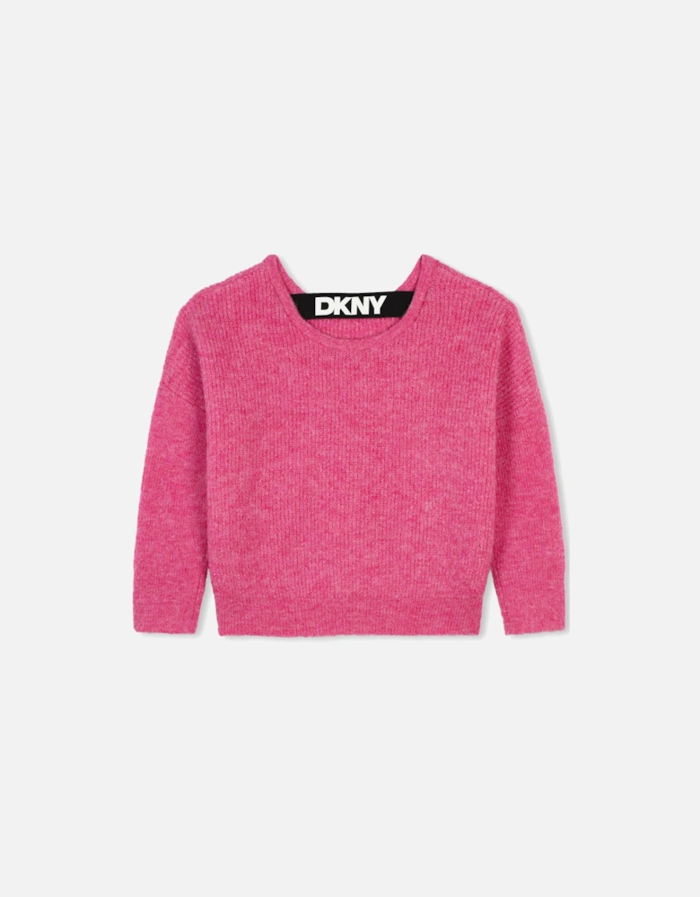 PINK PULLOVER D60240