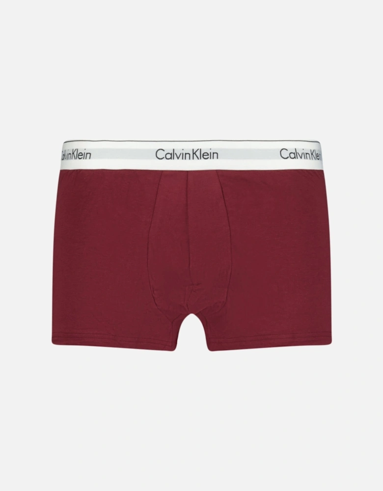 'Modern Cotton Stretch' Boxers Maroon, Baby Blue, Blue, White & Black (5 Pack)