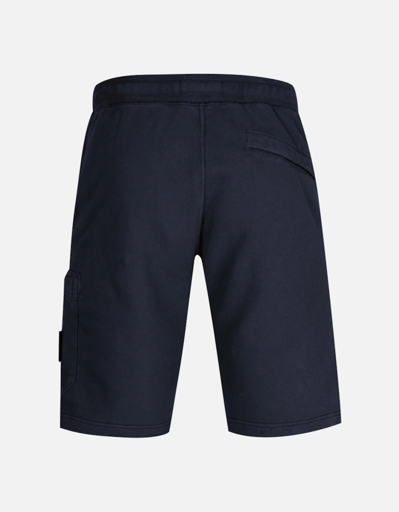 Badge Sweat Shorts Navy