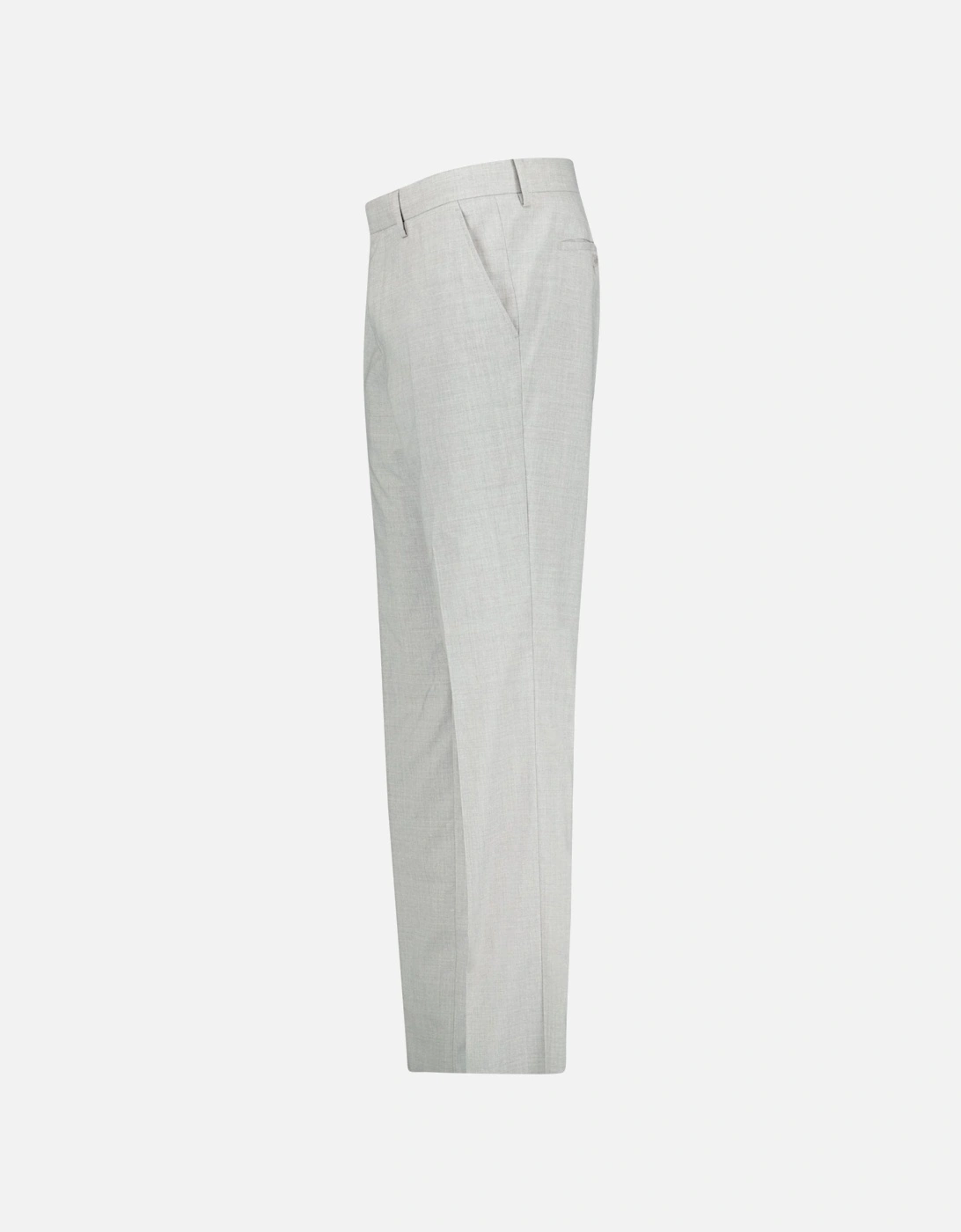 Classic Fit Taupe Trousers Light Grey