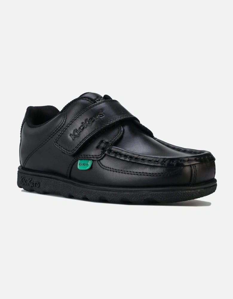 Children Boys Fragma Lo Strap Leather Shoe