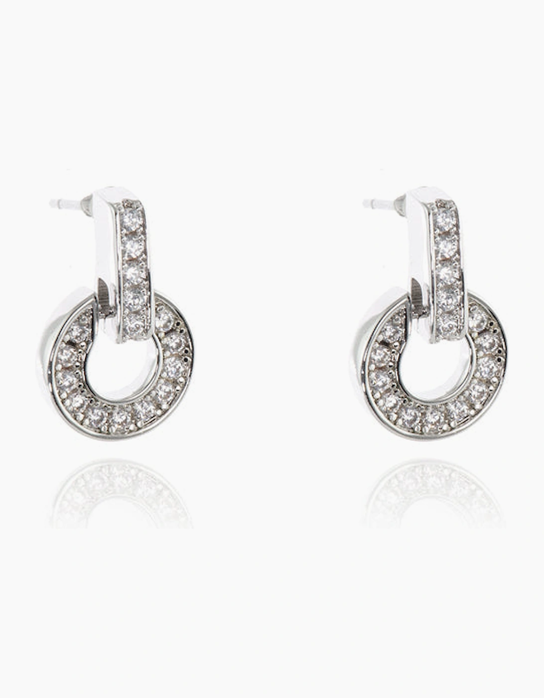 Cachet London Women's Silver/Silver/Silver/Silver Elana Drop Earrings