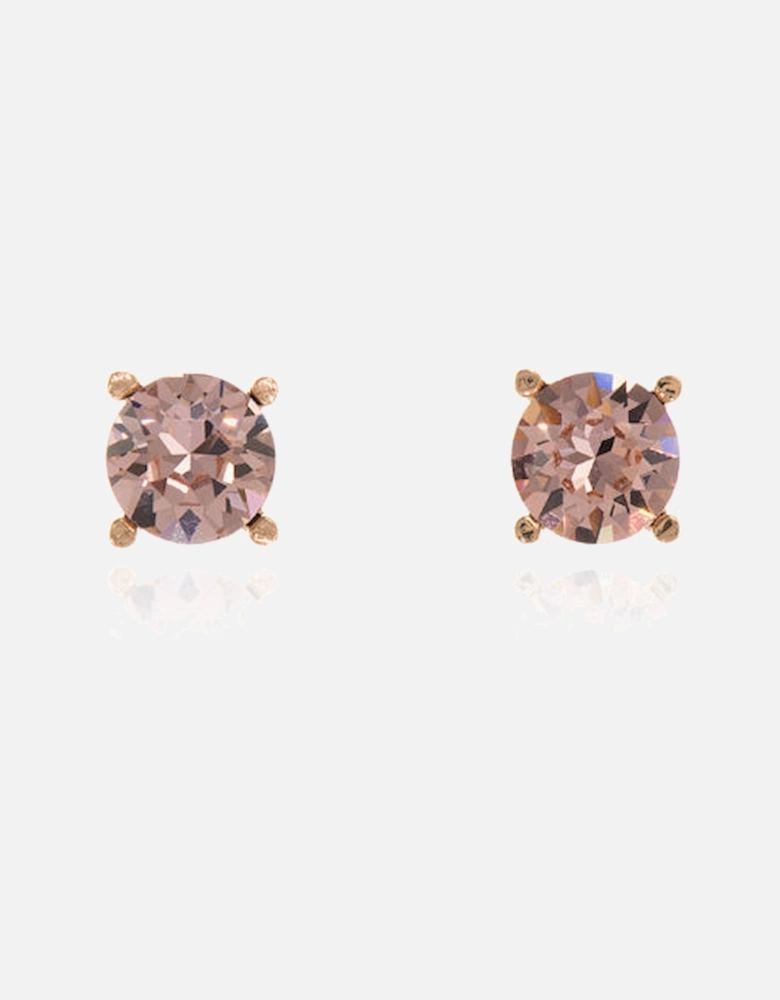 Laine 8mm Vintage Rose Gold Earrings