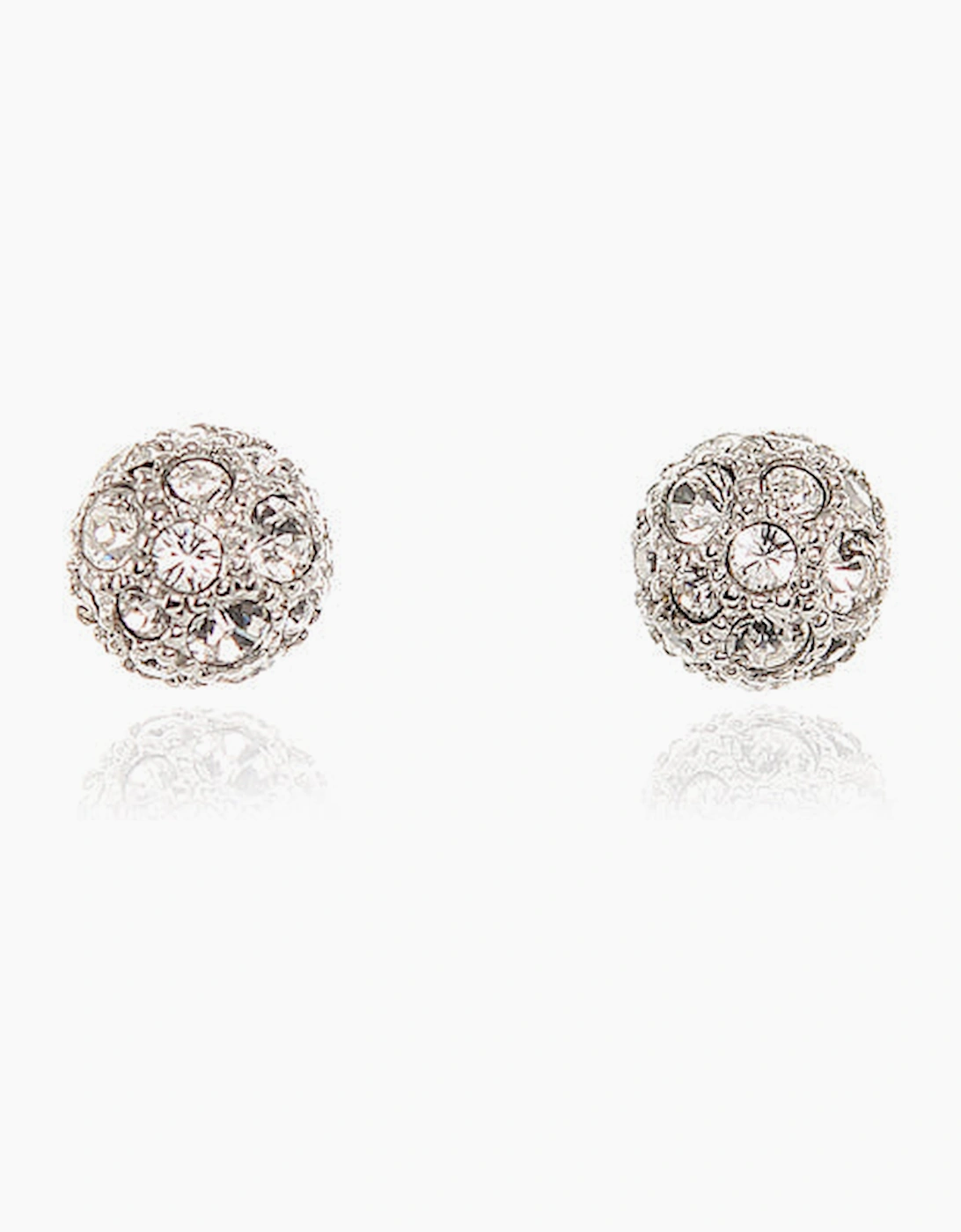 Cachet London Women's Silver/Silver/Silver/Silver Pom Pom Earrings