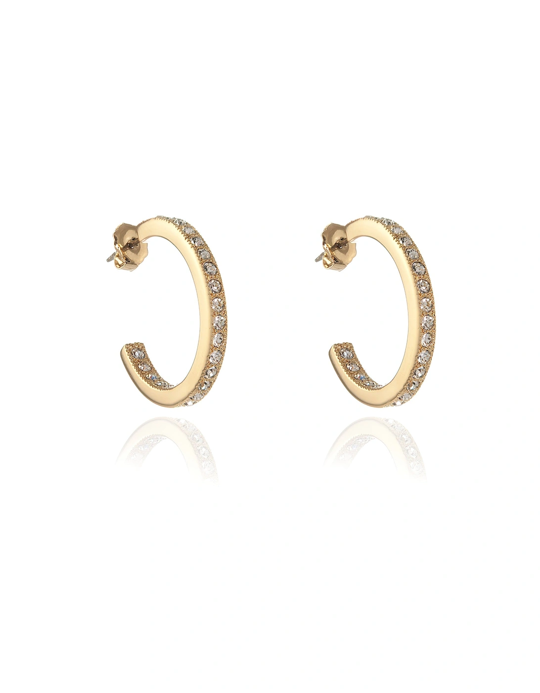Cachet London Women's Gold Saga Hoop Earrings Large