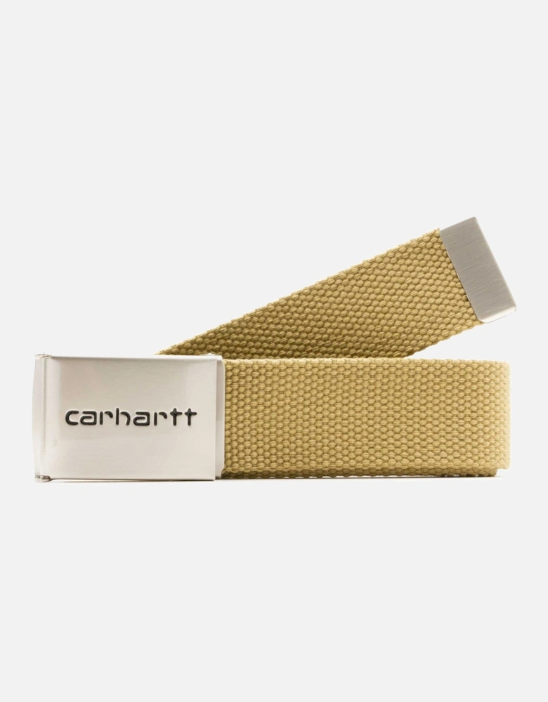 Carhartt Clip Chrome Web Belt - Leather