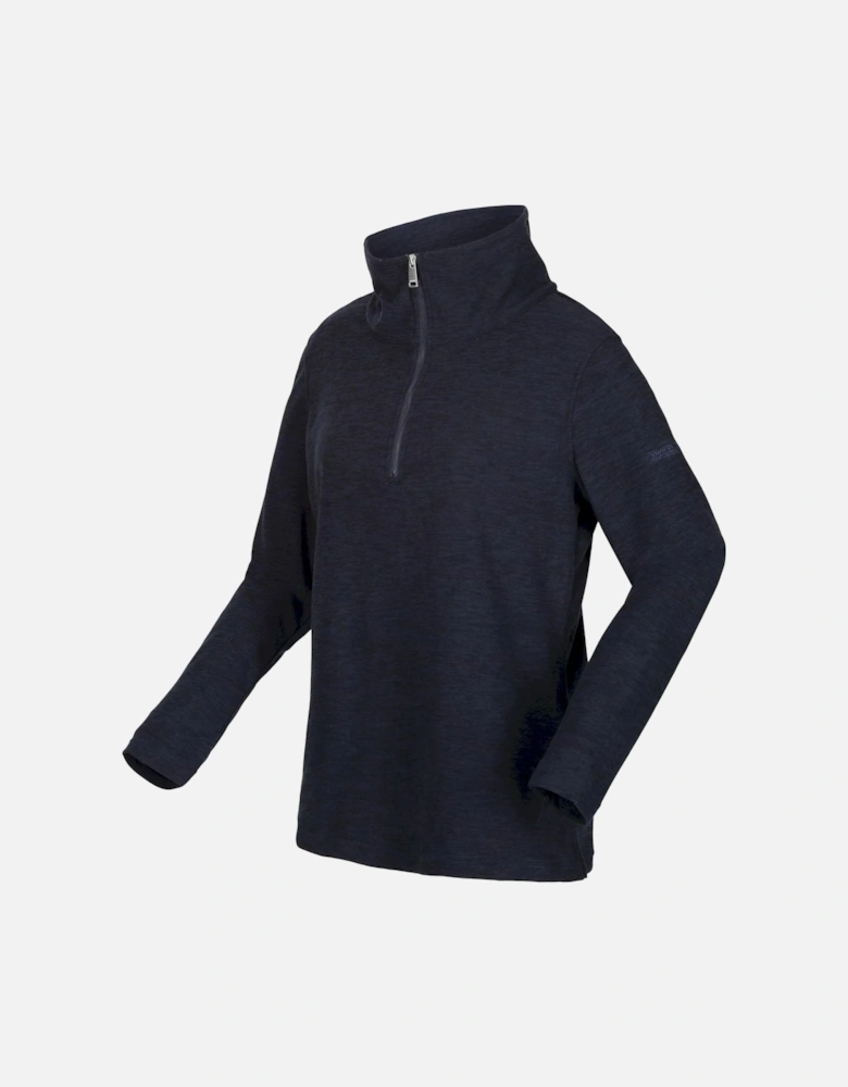 Womens/Ladies Kizmitt Marl Half Zip Fleece Top