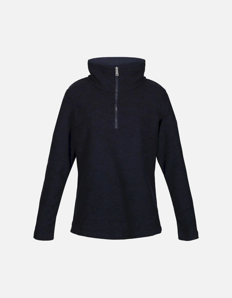 Womens/Ladies Kizmitt Marl Half Zip Fleece Top