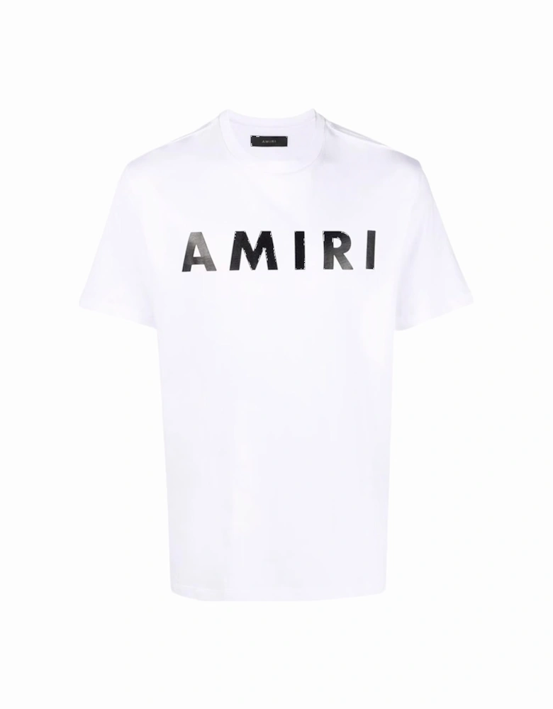 Army Logo Print T-Shirt in White