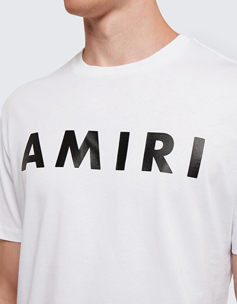 Army Logo Print T-Shirt in White